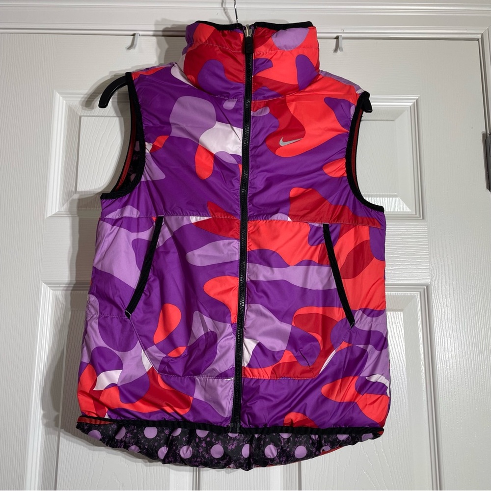 NIKE Alliance Flip It Reversible Puffer Vest Large